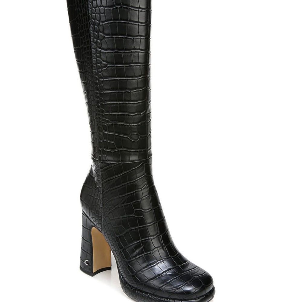 Circus by Dam Edelman high shaft Freda croc print boot size 9.5
